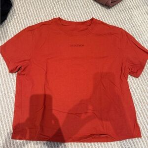 Lululemon Orange rust T-Shirt